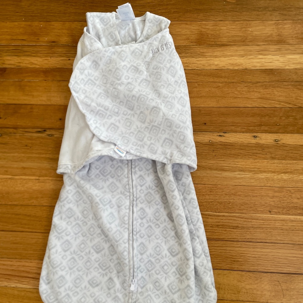 HALO Grey Baby Sleep Sack